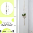 thumbnail image 4 of Billuyoard Cestas colgantes 100 hechas a mano, soporte para plantas, macramé, colgador de plantas, maceta para colgar en la pared interior, soporte para Jardín y Patio No.29 Billuyoard HA001777-29, 4 of 6