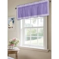 thumbnail image 6 of Valances for Windows Purple Abstract Art Rod Pocket Cafe Window Treatments Valance Curtains for Kitchen Bathroom Laundry Basement Windows 56"x16", 6 of 9
