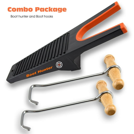 Southwestern Equine Boot Hunter Boot Puller Jack (Orange with Hooks