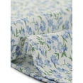 thumbnail image 5 of Agnes Orinda Women's Plus Size Easter Floral Tops Round Neck Flare Short Sleeve Casual Spring Summer Blouse 3X Blue Green, 5 of 7