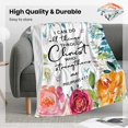 thumbnail image 3 of Christian Gifts for Women Blanket 60"x50", Inspirational Religious Gifts for Women Throw Blanket, Catholic Spiritual Gifts for Women, First Communion Gifts for Girls Catholic Blankets Throws, 3 of 6