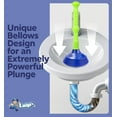 thumbnail image 4 of Luigi's Sink Plunger Kitchen - Sink Plunger Bathroom - Drain Bathtub or Shower - Large and Powerful Clog Remover - Commercial Style "Plumbers Plungers" with Large Bellows, 4 of 8