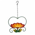 thumbnail image 1 of Fengbin Hanging Bird Bath Decorative Bird Water Feeder for Garden Outside Decoration Red, 1 of 10
