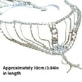 thumbnail image 5 of Rhinestones Tassels Shoulder Chain for Weddings Party Fringe Arm Chain Strap, 5 of 6