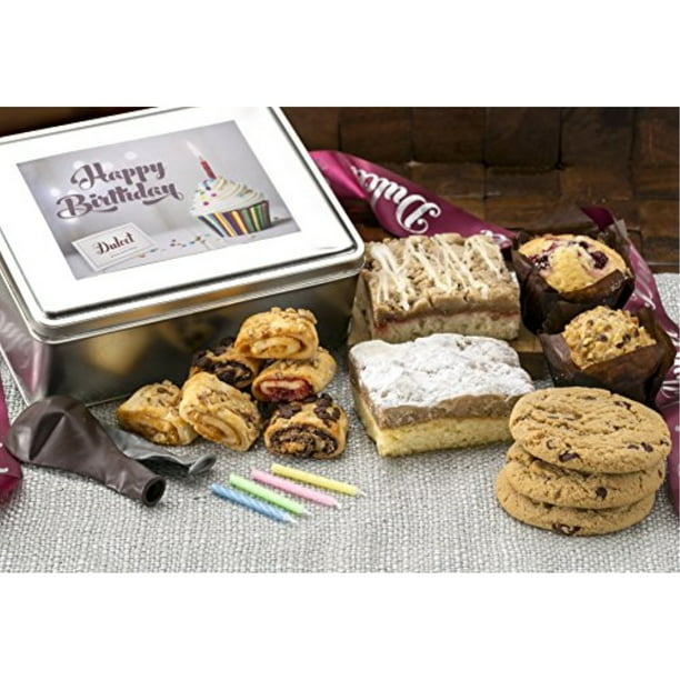 Dulcet Gift Baskets Happy Birthday Deluxe Bakery Gift Box