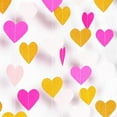 thumbnail image 4 of 4PCS Paper Garland - 52ft Glitter Hanging Streamer Banner,Graduation Mothers Valentines Day Decor Wedding Baby Shower Birthday Backdrop Bunting Lasting Surprise, 4 of 4