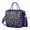 Purple-4, variant on Coastal Boat and Compass Pattern Insulated Lunch Tote, Large Waterproof Lunch Box Cooler with Sea and Beach Design, Ideal for Office or Picnic