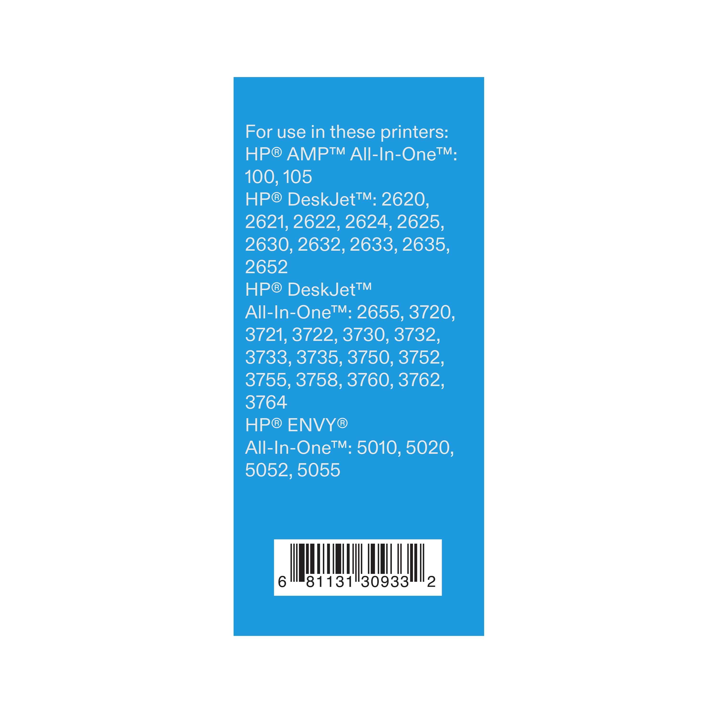 onn HP 65 Printer Black Ink Cartridge (Remanufactured)
