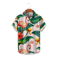 thumbnail image 2 of Men Hawaiian Shirt Summer Hawaii Print Relaxed-Fit Casual Short Sleeve Novelty Button-Down Hawaiian Shirts Beach Shirts Gift for Men, 2 of 6