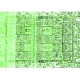 thumbnail image 1 of Ahgly Company Indoor Rectangle Abstract Green Modern Area Rugs, 3' x 5', 1 of 4