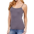 thumbnail image 3 of Women's Cropped Cami Tank with Adjustable Spaghetti Straps 2-Pack, 3 of 4