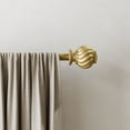thumbnail image 2 of Mainstays 3/4" Gold Marengo Knob Adjustable Single Curtain Rod Set, 30"-84", 2 of 7