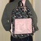 thumbnail image 1 of Nueva mochila con estampado de Hello Kitty de Sanrio para mujer, mochila escolar de gran capacidad en contraste negro y rosa, bolso kawaii de moda coreana Y2k, 1 of 6