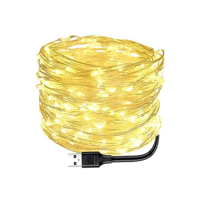 Luces Alimentadas Por Usb, Luces Navideñas, Guirnalda De Luces Para Fiesta, Boda, Festival, Dormitorio, Decoración De Mesa Yuarrent HA046499-02