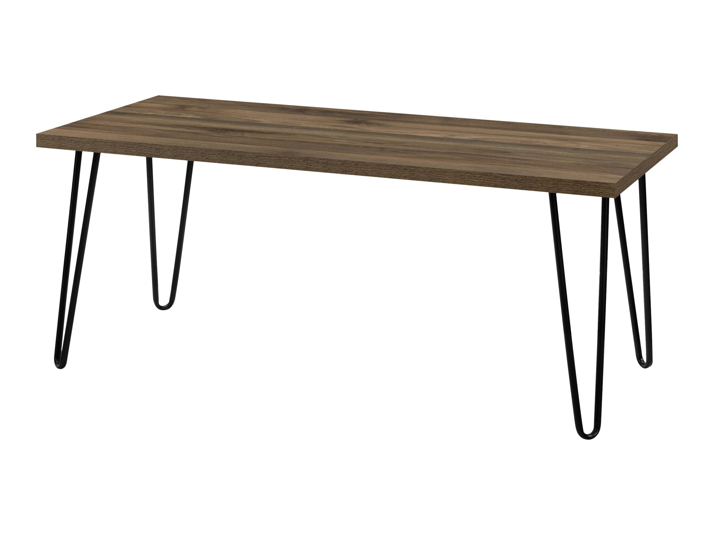 Ameriwood Home Owen Retro Coffee table rectangular walnut black