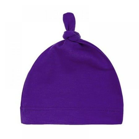 

Baby Hats Newborn 100% Organic Cotton - Soft Knotted Cap For 0-6 Months Old Infants Boys and Girls