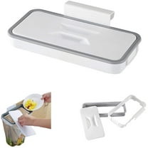 GIXUSIL Family Mini Portable No Folding Storage Outdoor RV Trash Can in the Kitchen Under The Sink Door Hanging Trash Bag Holder, Can Be Used for Home Desktop Compost Garbage Trash Bag Holder