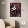 thumbnail image 5 of She Blooms in Darkness I Canvas Fashion Florals by Art Remedy, Gallery Wrapped, 20 x 24, 5 of 7