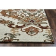 thumbnail image 4 of Rizzy Home Crypt Collection Rust Damask Rug, 4 of 5