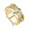 thumbnail image 1 of Anillo giratorio de engranajes Anillo de engranajes para hombres y mujeres Anillo de transferencia Anillo de pareja Descompresión, 1 of 5