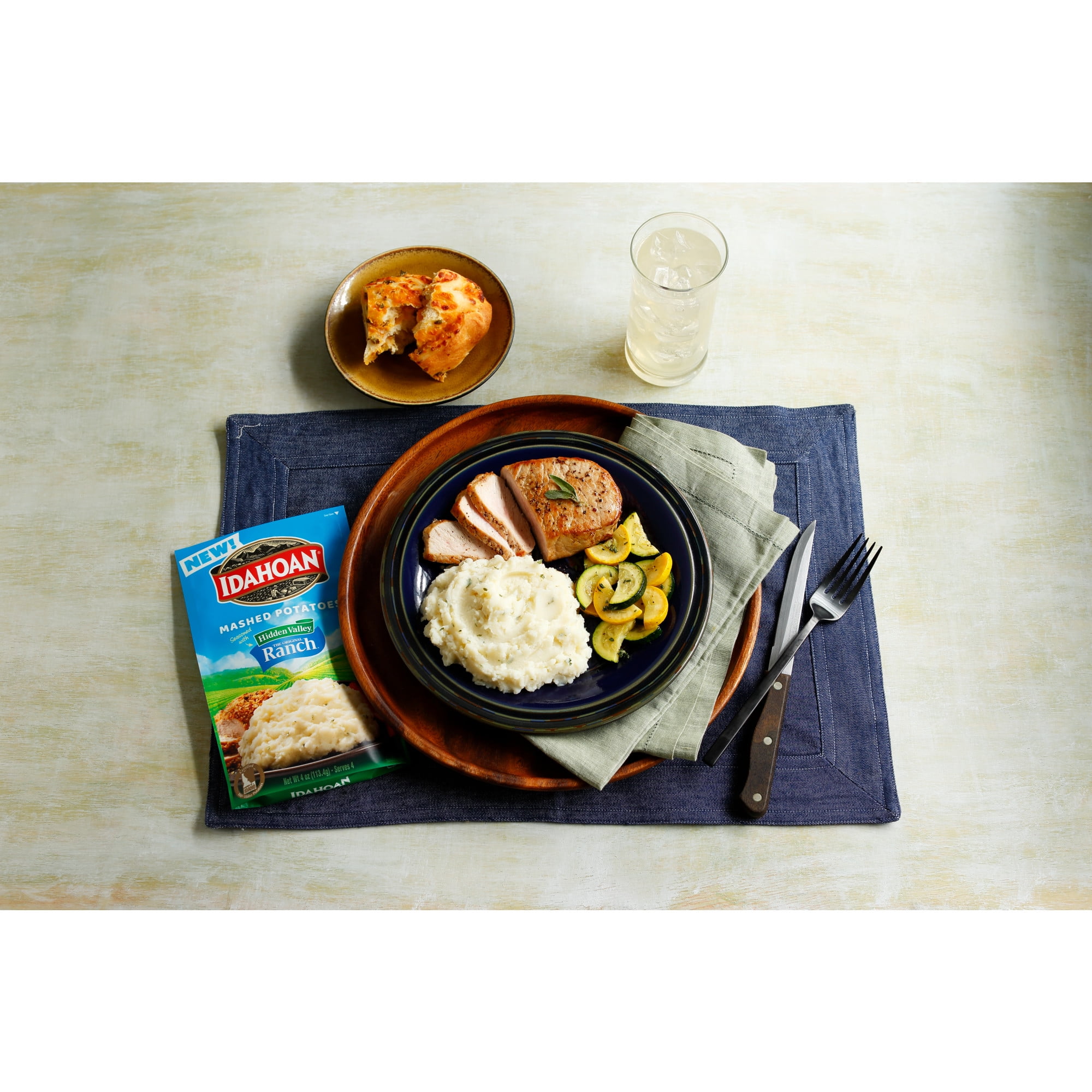 Idahoan® Potato Shreds seasoned with Hidden Valley® Original Ranch®, 1.7 oz  (2 or 12 count)