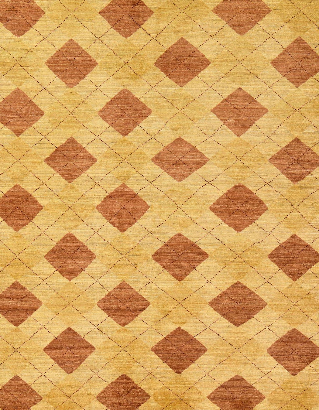 Ahgly Company Indoor Rectangle Abstract Deep Yellow Abstract Area Rugs ...