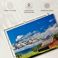 thumbnail image 6 of Elephant Stock Grand Teton Mormon Barn Wall Art - Horizontal Canvas Wall Art - Living Room Wall Decor - Nature Canvas - Gray And Brown Decor - 12" x 8", 6 of 8