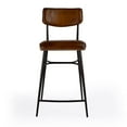 thumbnail image 6 of Butler Specialty Odessa 26" Square Leather Counter Stool, 6 of 9