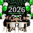 thumbnail image 2 of Jierger 2026 Graduation Decorations, 43 x 70 Inch Congrats Grad Banner and Photography Background, Large Wall Sign for Home Decor and Grad Party Photo Booth, 2 of 9