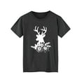 thumbnail image 3 of XCHQRTI Christmas Tree Shirt for Women Plus Size Tshirt Short Sleeve Graphic Top, 3 of 11