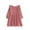 Pink, variant on Coerni Toddler Baby Girls Corduroy Dress Kid Cotton Linen Long Sleeve Casual A Line Dresses Solid Swing Fall Tie Lace Ruffle Outfit