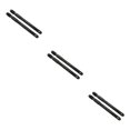 thumbnail image 1 of Decodeary Universal Wheel Hanger Alignment Pin Mounting Guide Bolts Convenient and Time-saving 2 Pcs 160mm 3Set, 1 of 6