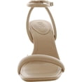 thumbnail image 2 of INC Womens Beige Ankle Strap Padded Caymi Square Toe Block Heel Buckle Dress Heeled Sandal 10 M, 2 of 3