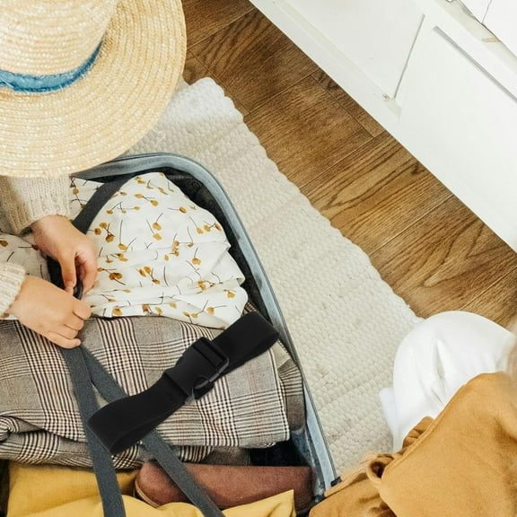 WHAMVOX Adjustable Luggage Belt with Quick Release Buckle for Suitcase Travel and Outdoor Use Heavy Duty and Secure Suitcase Luggage Strap