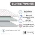 thumbnail image 3 of Platinum Care Pads Washable Incontinence Underpads 34" x 36", Tan, Pack of 5, 3 of 5