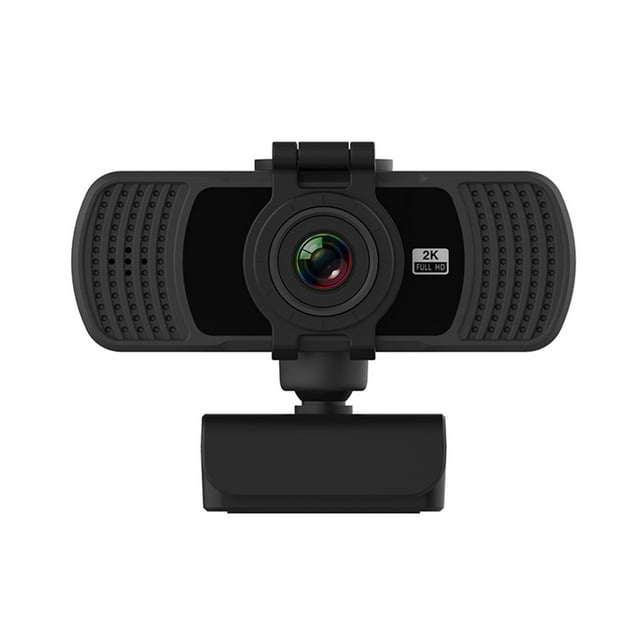 DPTALR Computer Camera HD 2K Network Video Live Online Class Teaching Built-in Microphone USB Camera