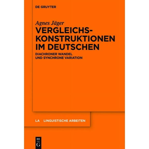 Linguistische Arbeiten Vergleichskonstruktionen im Deutschen, Book 569, (Hardcover)