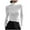 White, variant on Business Casual Bottoming Shirt for Women Premium Turtleneck Undershirt Tops Long Sleeve Slim Fit Pullover Underscrub