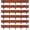 Rust, variant on 9.4 Inch Galvanized Steel Landscape Edging, 6 Pack Metal Edging for Landscaping, Hammer-in Metal Garden Edging for Lawn, Yard & Pathway Border