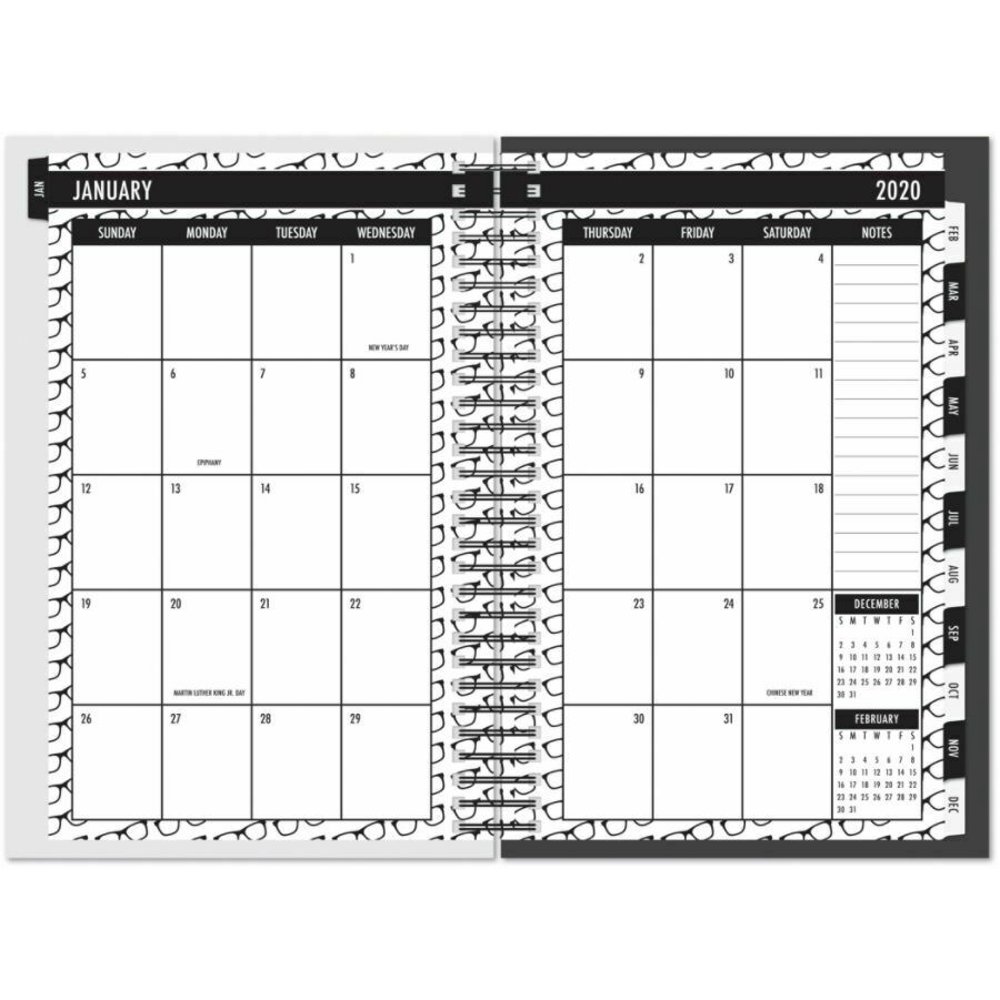Office Depot Brand Weekly/Monthly Planner, 4" x 6", TwentyTwenty, Jan