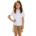 thumbnail image 4 of BRGZLK Boys Back to School Outfits 2026 Summer Short Sleeve Button Up Shirts and Shorts Sets Kids Formal Wear School Uniform Khaki 7-8 Years, 4 of 8