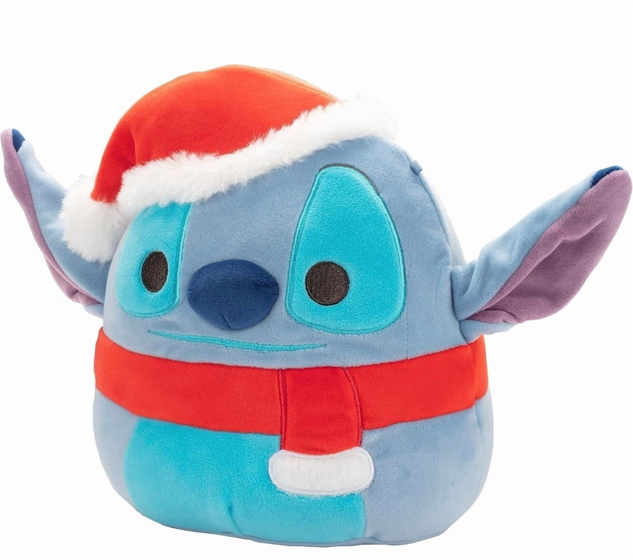 9 Inch Disney Stitch in Santa Hat and Scarf Christmas Original Squishmallows Plush