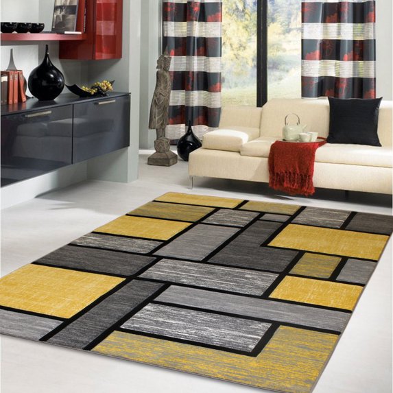 Rug Legend PREMIUM 3D Hand Carved Modern Rug Contemporary 3995