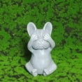 thumbnail image 2 of Qocolhg Desktop Ornaments French Statue Home Decor Resin Meditation Dog Statue Zen French Sculpture Crafts Garden Decoration Statue Christmas Birthday Gifts, 2 of 3
