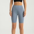 thumbnail image 2 of Kopltyrfg High Waist Biker Swim Shorts — Womens Quick Dry Multi-Sport Jammers Blue S, 2 of 9