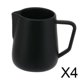 thumbnail image 1 of Juego de 4 Macetas en Miniatura Baoblaze para café con leche Escala 1:6 color negro, 1 of 8