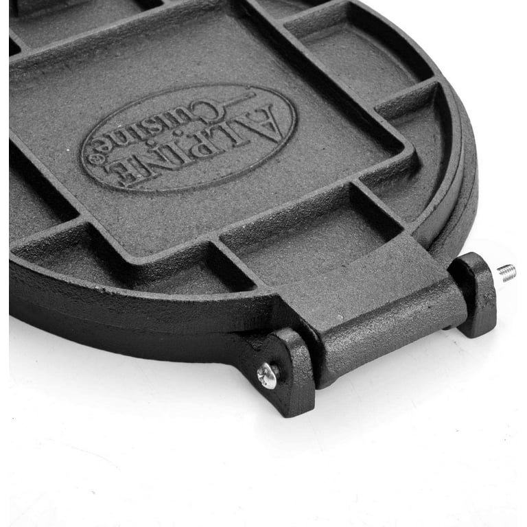 SMALL 7.5 Tortilla Press with Thick Marble Cast Aluminum Griddle 19x11  Pack/Paquete con Comal GRUESO de Aluminio Fundido y Prensa CHICA de 7.5