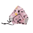 thumbnail image 5 of tamizeot Children Mask Filter Cartoon Cotton Mouth Face Cover Filters Accessory 2pcs Bow tie bear 1Set, 5 of 5