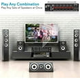 thumbnail image 4 of Pyle PT12050CH Pro Audio Bluetooth 6000 Watt 12 Channel Amplifier Sound Mixer Stereo Receiver, 4 of 7