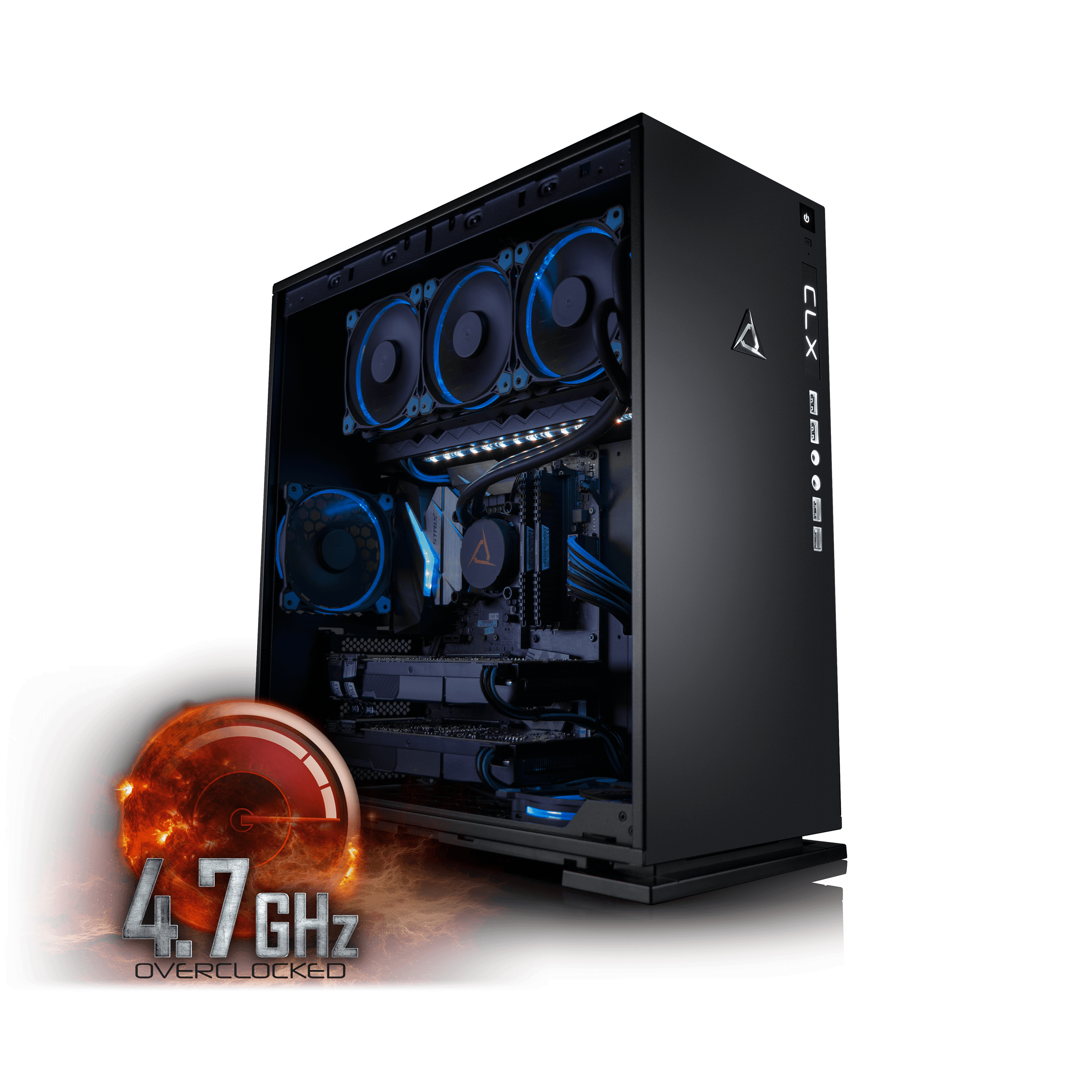 Click here to buy CybertronPC CLX Set High Performance Gaming PC Tripple-Liquid Cooled Z270 Asus Motherboard Intel i5 7600K 4.7GHz(OC)... by CybertronPC.
